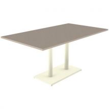Table Menorca 160x90 T6 Ép. 24 Mm Strat Abs Chêne H./1013