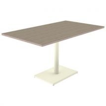 Table Menorca 140x80 T6 Ép 24mm Str Alais Chêne B. Capp/1013