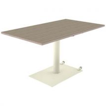 Table Mano Mob Rég. 140x80 Str Alaisé Chêne B. Cappu/1013