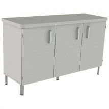 Buffet Danaé Signature 3p Plateau Strat Gris Perle