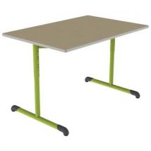 Table Bandana 120x80 T3/t6 Dl Str Poly. Hm. Beige/vert Aci