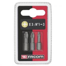 Facom - 10 Lot de 3 embouts pour vis Phillips EP1.J3 - Facom