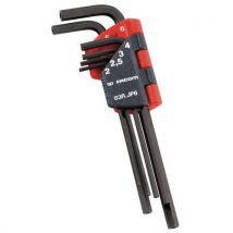 Facom 1 Jeu De 6 Clés Mâles Pour Vis 6 Pans De Sécurité - 6 mm