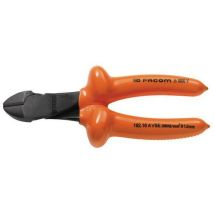 Facom - Pinces coupantes diagonales isolées 1000V 145mm - Pour fil dur - Usage professionnel