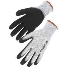 Gants Anticoupure Pehd Coupured Enduit Nitrile Double Couche Dos Aéré T7