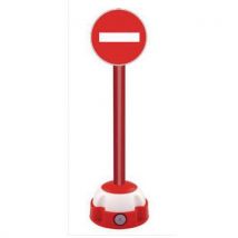 Poteau Rouge 0.80m Sur Balise +disque 300mm S Ens Interdit