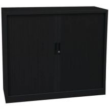 Armoire Rideaux 120x105 Cm Noir