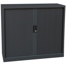 Armoire Rideaux 120 X 105 Cm Anthracite