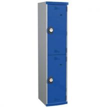 Vestiaire 2 cases Seamline Optimum - 1 colonne 400 mm socle - Acial