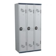 Vestiaire 3 colonnes Seamline Optimum Largeur 300 mm sur socle- Acial