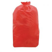 Sac-poubelle Hdpe 35 Microns Coloris Rouge 120 Litres