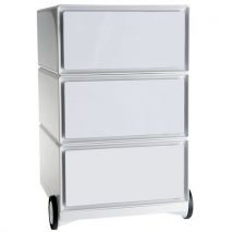 Caisson Easybox 3 Tiroirs Blanc