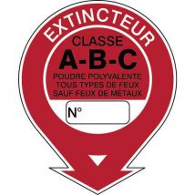 Extincteur Classe Abc 20 Cm Polypropylène