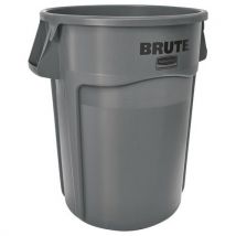 Rubbermaid - Conteneur BRUTE rond 208 litres Gris