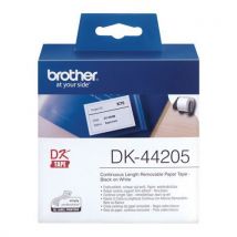 Ruban Continu Dk44205 9mm Adhésif Noir/blanc