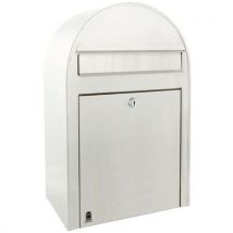 Vepabins - Boîte aux lettres Bobi 21L Inox Gris - 32x21cm - Résistante et Durable