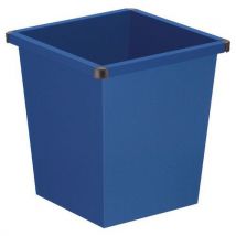 Corbeille À Papier Conique 27l Bleu