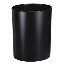 Corbeille À Papier Résistant Au Feu (avec Bac) 13l Noir