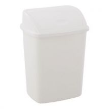 Poubelle 15l Blanc