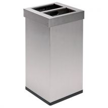 Poubelle Carro Mix 2x525 L Inox Mat
