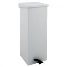 Poubelle Carro-kick 65l Blanc