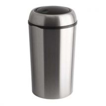 Poubelle Ronde Swing 75l Inox