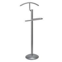 Valet De Nuit Dressboy Design Gris Aluminium