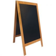 Tableau-chevalet De Trottoir 70 X 120 Cm Teck