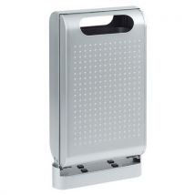 Corbeille D'extérieur Sur Pied Urbanet 60l Gris Métal