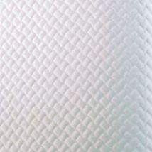 Nappe Damassée Au Format Papier Gaufré Blanc
