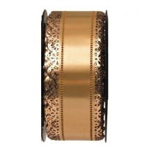 Ruban Charlotte À Dentelle Or Longueur 23m Largeur 40mm