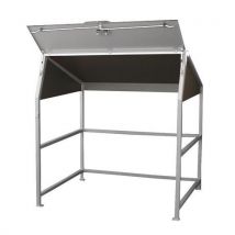 Abri Pour Conteneur Gris Type:secomat Poids:93 Kg
