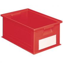 Caisse Plastique *cp28* Rouge 450x300x200 Mm