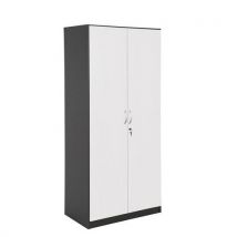 Armoires Haute Porte Battante Anthracite Blanc