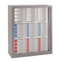 Arm Monobloc Ridx 145x120 Alu Et 84 Tiroirs G Ris Clair