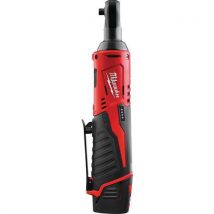 Milwaukee - Clé à cliquet M12 IR-201B 12V 3/8" 2Ah - Puissante et Compacte - Idéale pour Mécaniciens