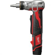 Milwaukee - Expenseur 12V 2,0Ah 2B 6 bars - Rouge/noir - Force 600 kg - Acier