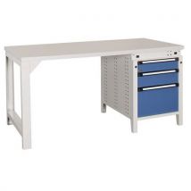 Kind - Établi d'atelier 1520mm Stratifié 3 Tiroirs - Charge 1000kg - Robuste et Pratique