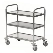 Chariot Inox 3 Tablettes L710xl400 Xh805mm