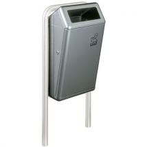 Poubelle D'extérieur Capitole H:72.5 Cm Col.:aluminium