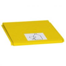 Couvercle Plastique Jaune Pour 60l