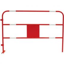 Barrière De Chantier Blanc/rouge