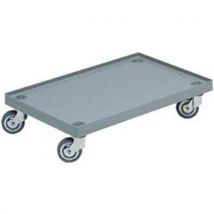 Plateau De Transport Plastique Gris Foncé 600x400mm