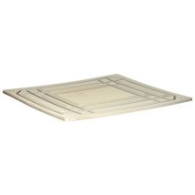 UTZ - Couvercle cloche gris clair 1000x1200mm Polypropylène - Pour caisse-palette rigide 3-622 - Recyclable