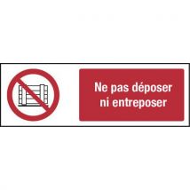 Ne Pas Déposer Ni Entreposer 21x30 Cm Polypropylène