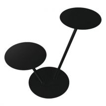Babylone 2 Branches 2 Tablettes Métal Noir