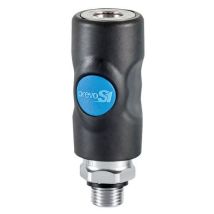 Prevost - Raccord de Sécurité ISO B Mâle 3/8'' - Pour Tuyau Ø 6mm - Finition Fiable