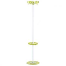 Portemanteau Sur Pied Yin 160 Cm Vert/ Blanc