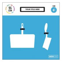 Modulean - Planche De Nettoyage À Sec - Bleu