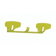 Portemanteau Mural 2 Patères L273 H60 P54 Mm Vert